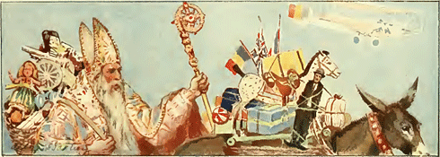 Saint Nicolas, protecteur des enfants - Carte ancienne saint nicolas