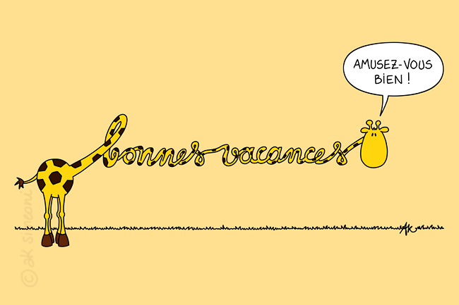 Bonnes vacances humour